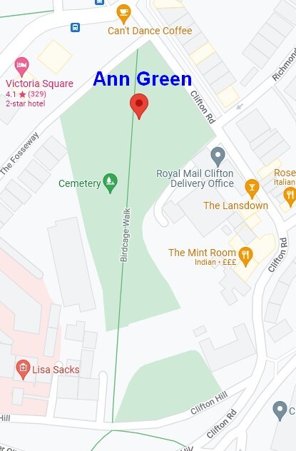 Ann Green location map