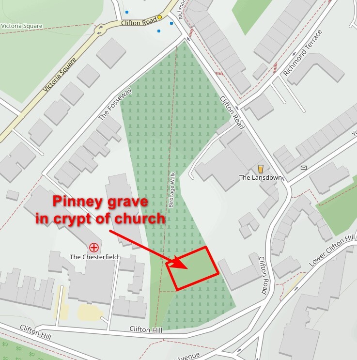 Pinney 2068 grave location